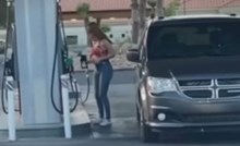 Video od milijun pogleda: Djevojka je prvi put došla s novim autom na benzinsku, uslijedio je show