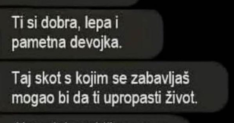 Dobila je grozne poruke o svom momku, kada je saznala tko ih šalje- morala ih je objaviti. Hit su!