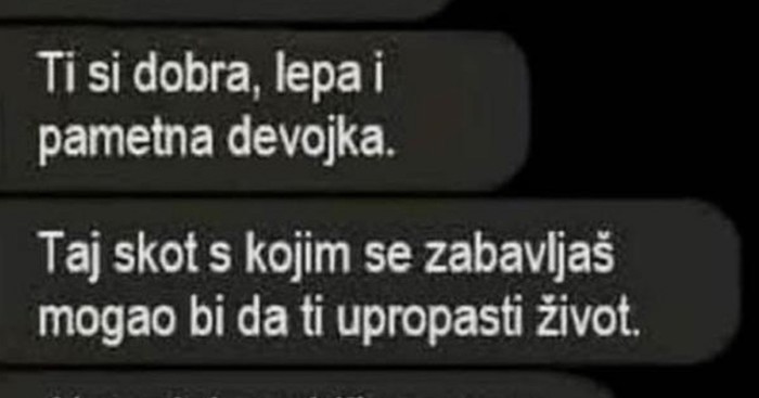 Dobila je grozne poruke o svom momku, kada je saznala tko ih šalje- morala ih je objaviti. Hit su!