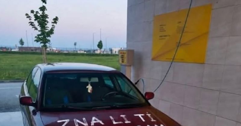 Poruka na autu viđenom u praonici u Bjelovaru masovno se širi Fejsom, vlasnik je poludio zbog ovog