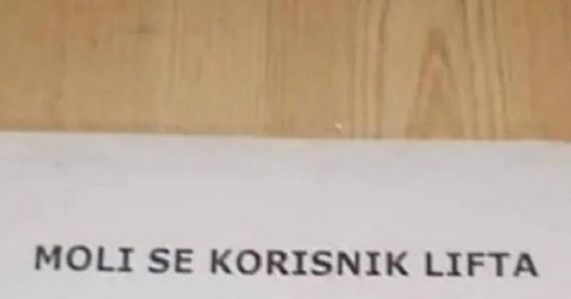 Stanare zgrade zgrozila je navika jednog susjeda pa su mu ostavili poruku u liftu, morate vidjeti