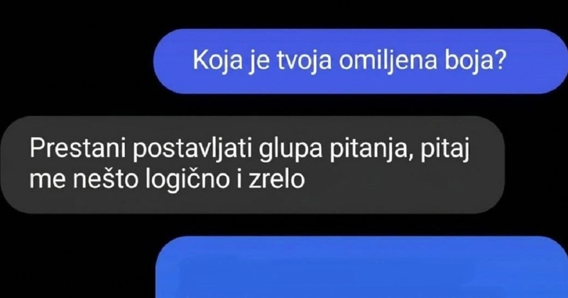 Cura je bila drska prema dečku koji joj se udvara, genijalan odgovor brzo ju je spustio na zemlju