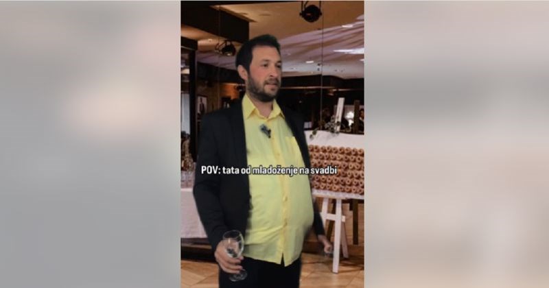 Tip je napravio skeč o ponašanju svakog, ali svakog oca na sinovom piru. Totalno je pogođen!