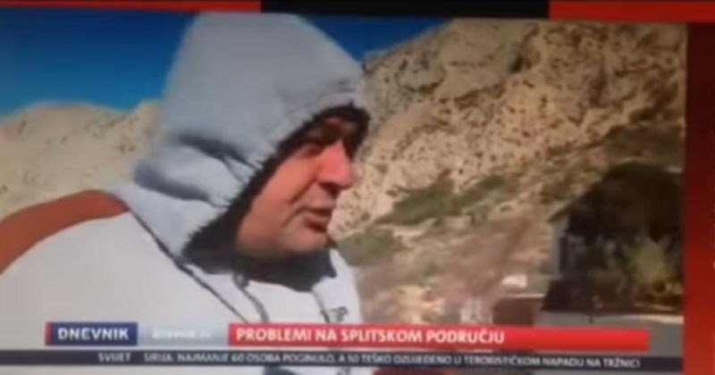 Izjava tipa u reportaži o jučerašnjem nestanku struje zbog nevremena obišla je RH, legendarna je!