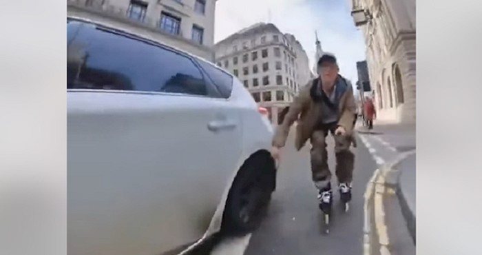 Snimka ovog tipa na rolama dio ljudi je oduševila, a dio zgrozila. Morate vidjeti kraj!