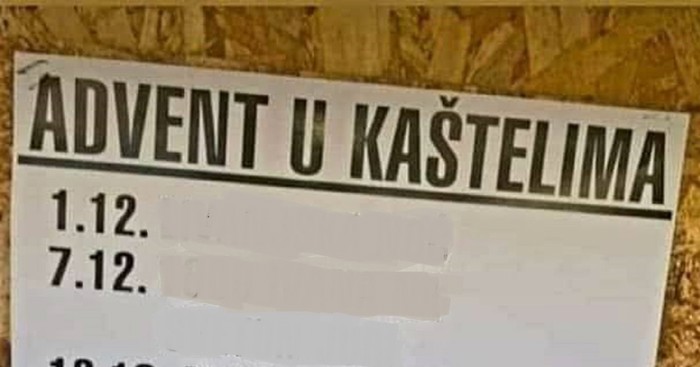 Netko je napravio svoje viđenje programa adventa u Kaštelima, odmah ćete vidjeti zašto je hit