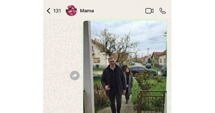 Tip je uz pomoć AI uvjerio majku da im je Vučić došao u posjet, dopisivanje je hit u regiji