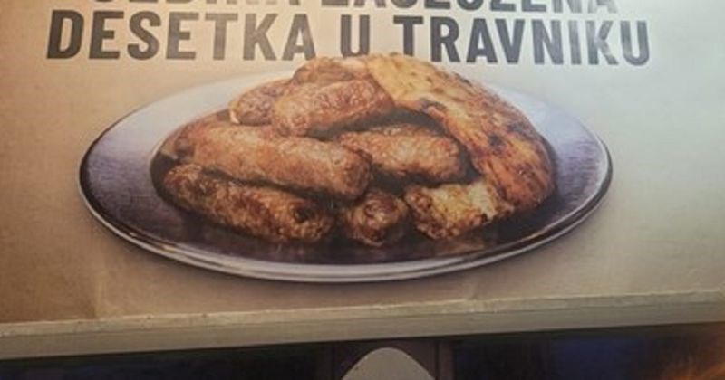 Reklama za ćevabdžinicu u Travniku teški je hit na mrežama, odmah ćete vidjeti zašto!