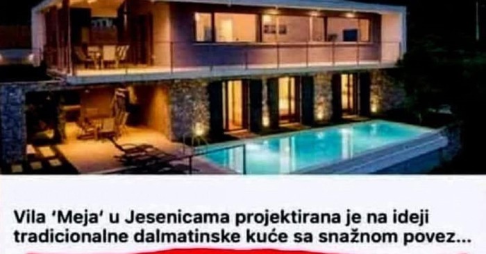 Komentar tipa na "tradicionalnu dalmatinsku vilu" SRUŠIO je Fejs, legendaran je!