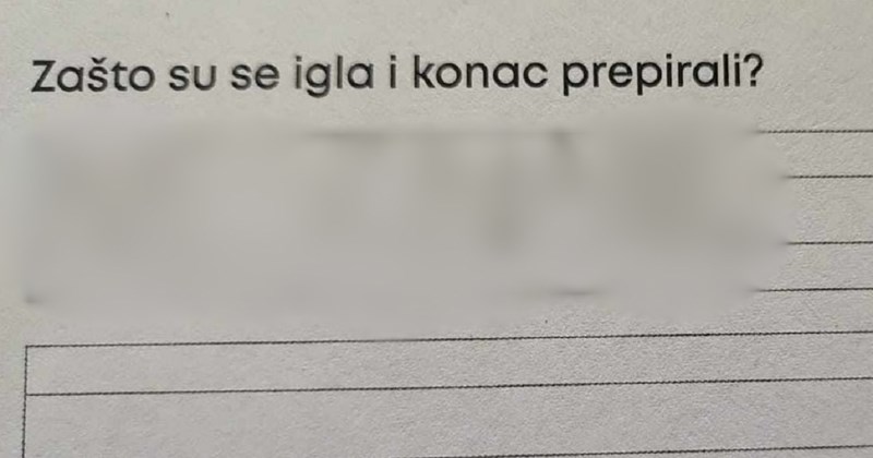Odgovor učenika iz Kaštela izazvao je salve smijeha na mrežama. Ovo je tako iskreno, dječje i slatko