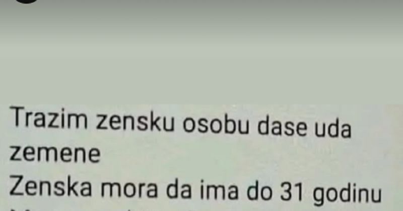 Gastarbajter traži ženu za brak. Detalji u oglasu su, blago rečeno, urnebesni