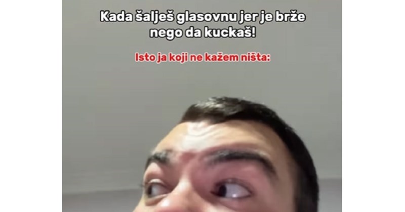 Fora o ljudima koji šalju glasovne poruke umjesto tekstualnih hit je na IG-u, totalno je pogođena
