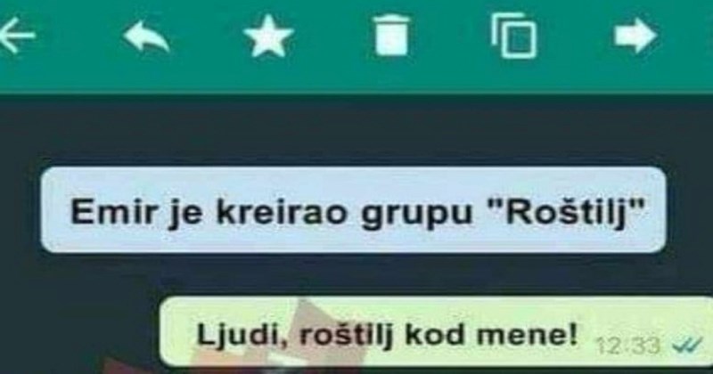 Tip je napravio WhatsApp grupu i pozvao ekipu na roštilj, jedan detalj nasmijao je cijelu regiju