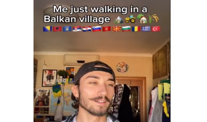Fora video prikazuje dvije stvari koje se dogode baš svakom posjetitelju bilo kojeg balkanskog sela