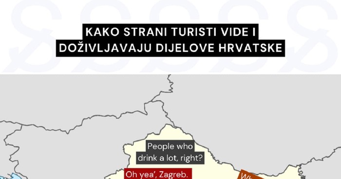 Karta prikazuje kako stranci doživljavaju hrvatske pokrajine, svi ćete se jednako uvrijediti 😂