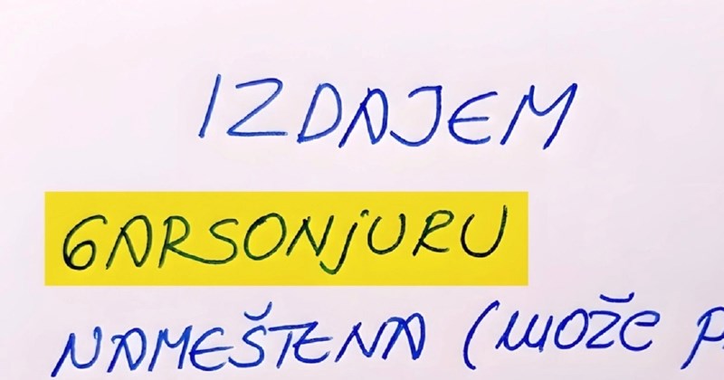Žena iznajmljuje stan, zbog detalja o grijanju oglas je teški hit u regiji