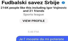 Nezadovoljni navijač poslao je poruku Nogometnom savezu Srbije, urnebesna molba hit je u regiji