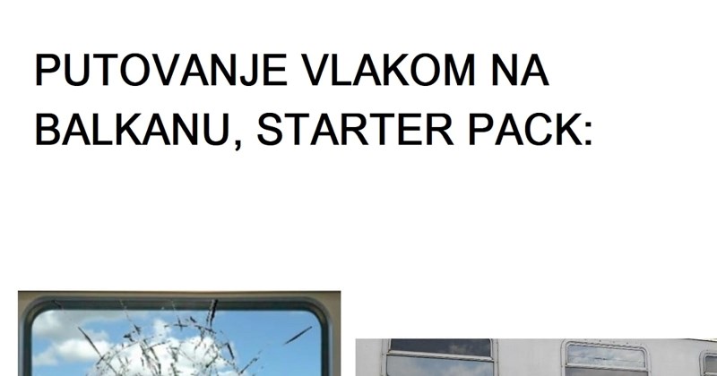 Ovo su sastavni dijelovi svakog, ali baš svakog putovanja vlakom na Balkanu. Ovo je totalna istina!