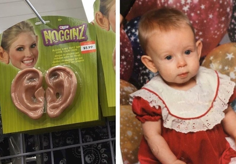 11. Dečko je kupio ove uši da se maskira u mene kao bebu