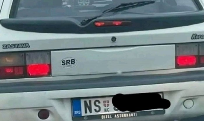 Natpis na Yugu iz Srbije jednima je urnebesan, drugima totalno seljački. Slika je obišla regiju