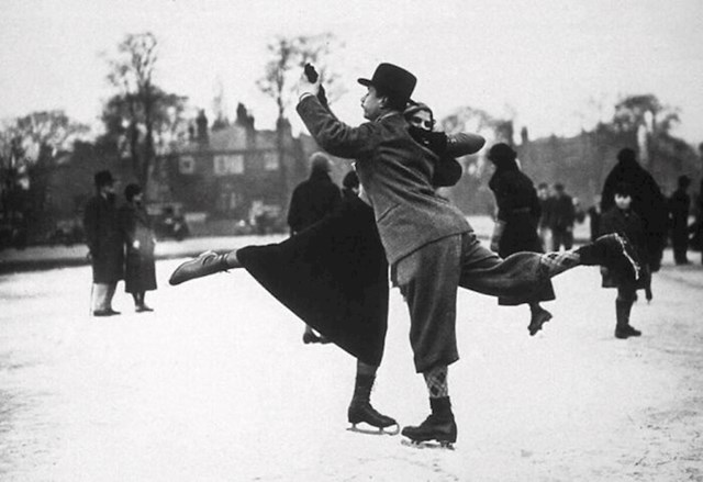 Ples na ledu, London 1933.
