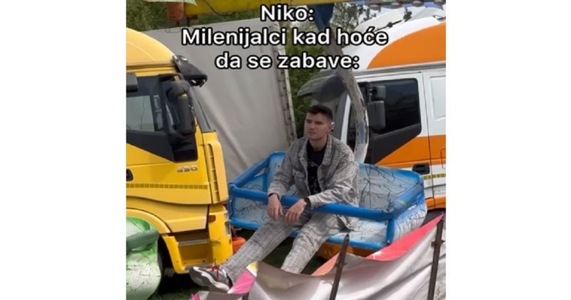 Fora video prikazuje misli baš svakog milenijalca kada se želi zabavljati, totalno je pogođen