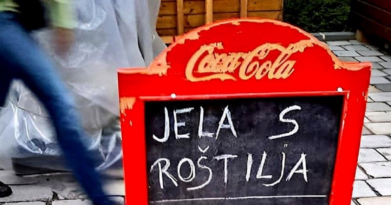 Ploča ispred restorana s ponudom dana nasmijala je prolaznike pa su je morali podijeliti. Hit je!