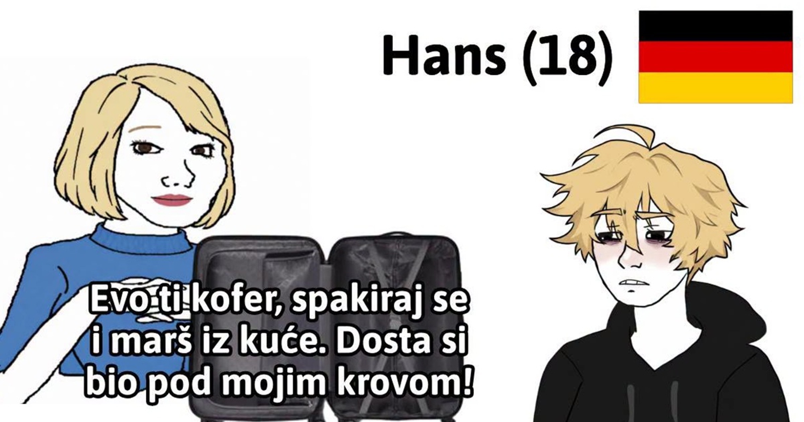 Fora savršeno opisuje razliku između odgoja na Balkanu i u ostatku svijeta, ovo je totalna istina
