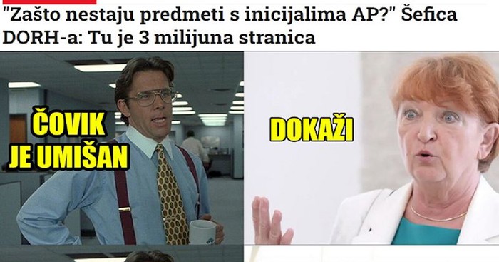 Fejs gori od sprdnji na račun šefice DORH-a, svi dijele ove dvije urebesne fore