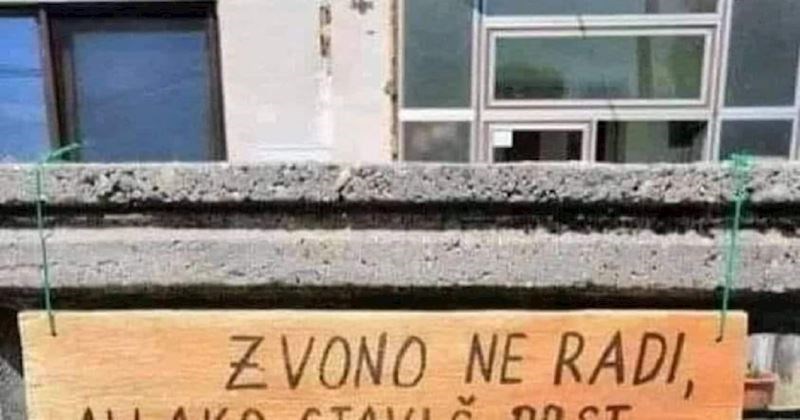 Natpis na ulazu u jedno dvorište nasmijao je regiju do suza, jedan detalj je apsolutni hit