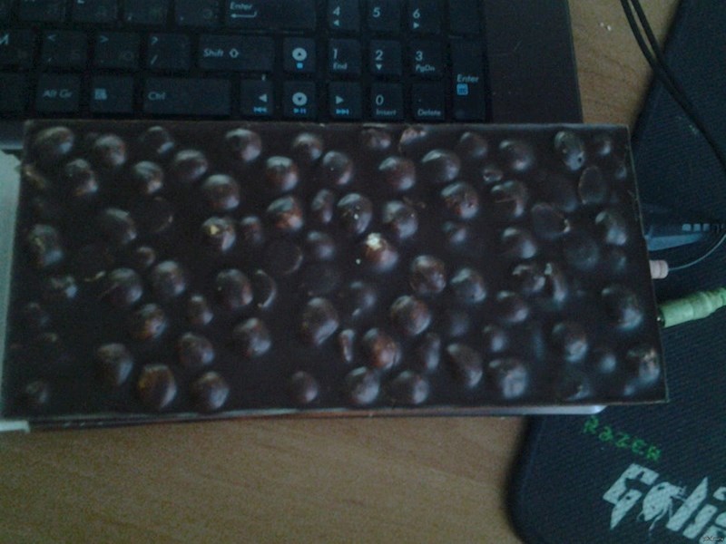 Nikad nisam vidjela čokoladu s ovoliko lješnjaka!!!