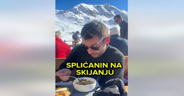 Splitski komičar opisao je jedan dan prosječnog Dalmatinca na skijanju, video je urnebesan
