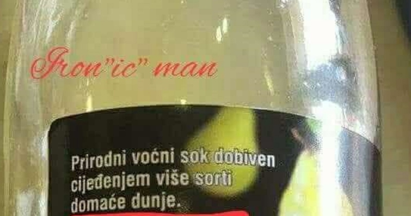 Netko je na etiketi boce soka primijetio urnebesnu grešku i nasmijao Fejs. Hit je!