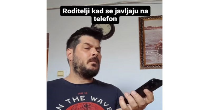 Ovaj mot imaju svi, ali baš svi roditelji kad se javljaju na mobitel. Video je genijalan