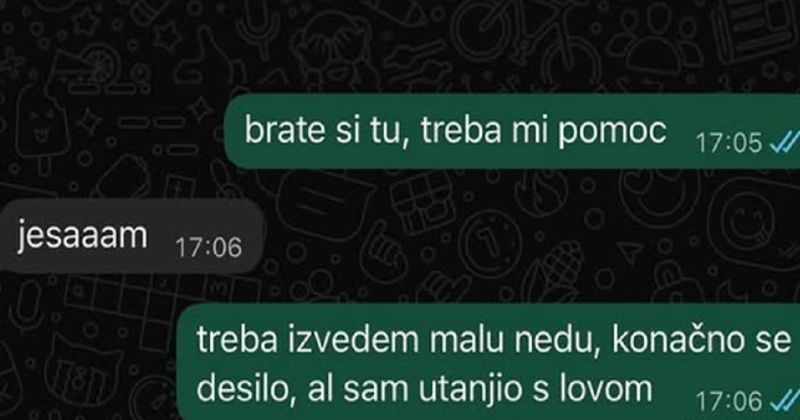 Nije imao love za dugo čekani spoj sa simpatijom pa je pitao prijatelja za pomoć, dopisivanje je hit