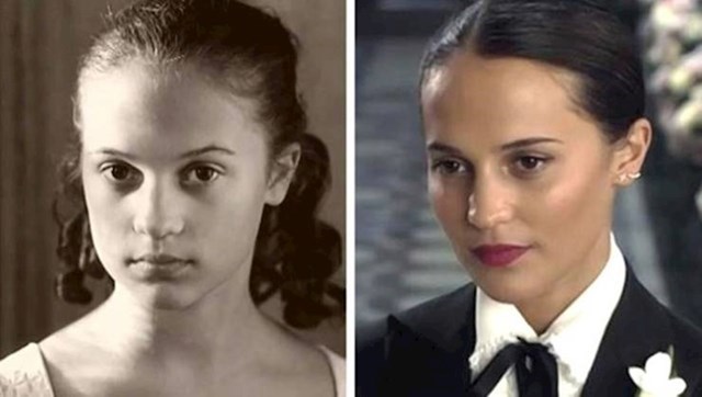 Alicia Vikander s 13 i 30 godina