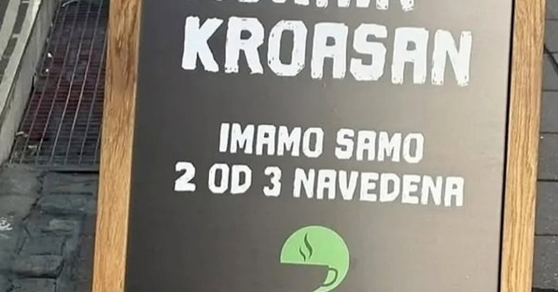 Ponuda kafića definitivno je ukrala svu pažnju prolaznika, ali i Fejsa. Blago rečeno, zanimljiva je