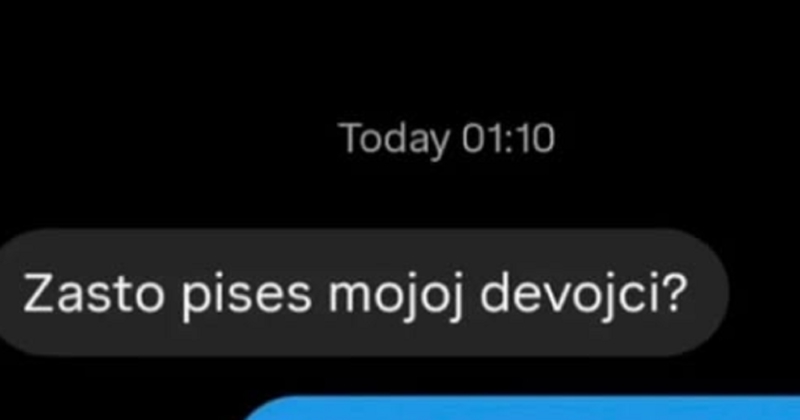 Poslao poruku tipu koji se udvara njegovoj curi, ovako iskren odgovor nije očekivao