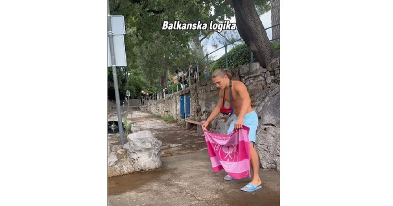 Fora o Balkancima i sistemu zaštite od krađe na plaži hit je na Fejsu, video je genijalan!