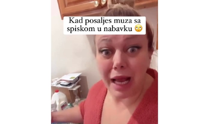 Poslala je muža u dućan s popisom za kupnju, video je hit zbog onoga što je donio. Morate vidjeti!