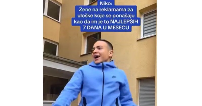 Komični video sprdnja je na reklame o higijenskim ulošcima, ženama će biti posebno smiješan