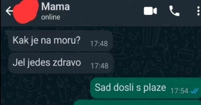Mama ga je tražila da slika hladnjak da vidi kako se hrani na moru, sinov odgovor je teški hit!
