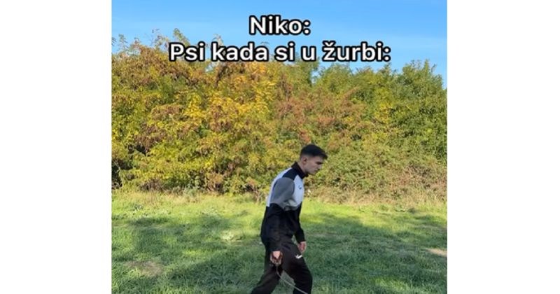 Skeč o šetnji psa kad je vlasnik u žurbi lajalo je 20 tisuća ljudi na IG-u, morate vidjeti