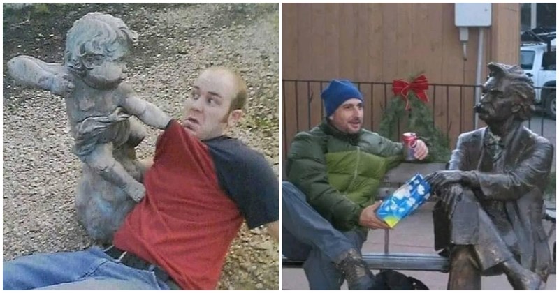 Ovi ljudi vidjeli su kipove i dobili genijalne ideje za fotke, teško je odlučiti čija je smješnija