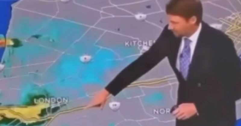 Meteorolog Je Vodio Prognozu Iz Vlastite Kuće, Upad Neočekivanog Gosta ...