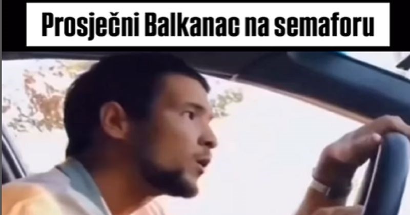 Genijalni video prikazuje ponašanje prosječnog Balkanca na semaforu, morate vidjeti