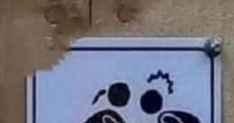 Znak upozorenja na jednom dvorištu negdje u RH šera se Fejsom brzinom munje, urnebesan je!