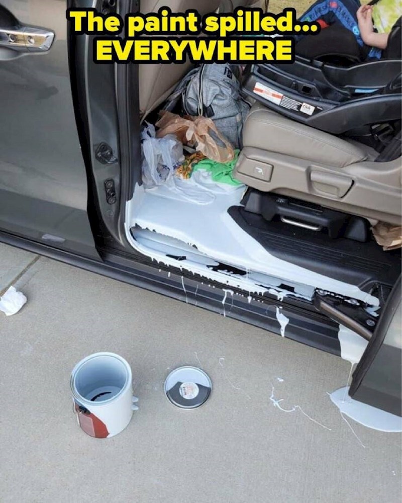 Kako kantica od pola litre napravi nereda kao da ima 5 litara boje u njoj?