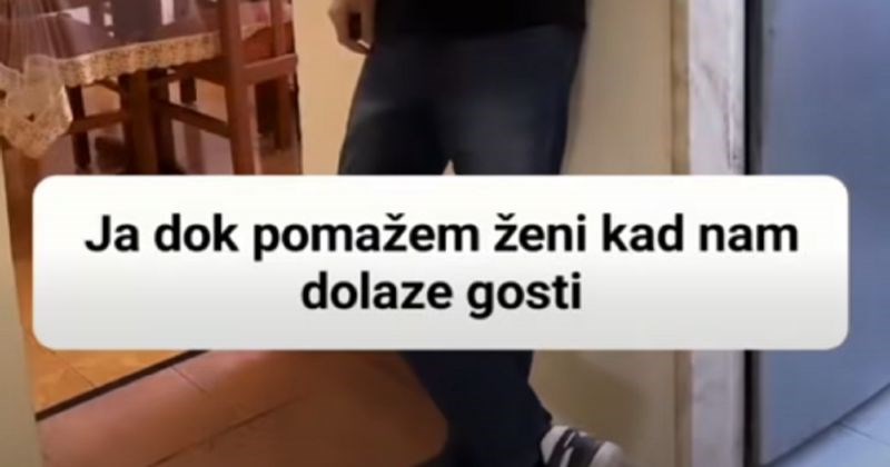 Ovako svaki, ali baš svaki muž "pomaže" ženi kada im trebaju doći gosti. Video je totalno pogođen!