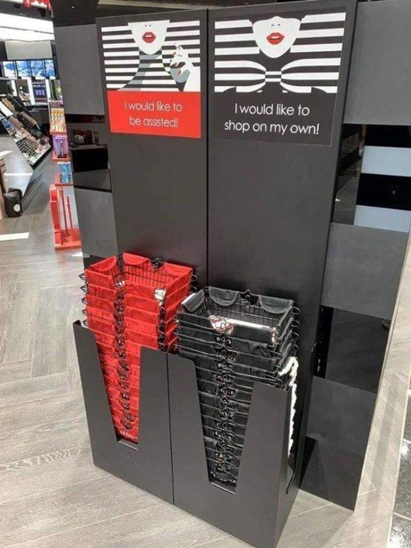 Košarice za one koji preferiraju sami obavljati kupnju i za one koji trebaju pomoć